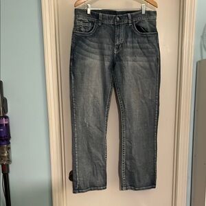 Axel Bootcut Jeans with Natural Fading